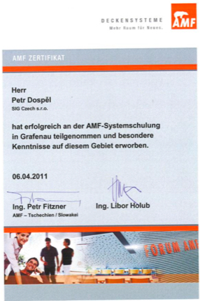 certifikát
